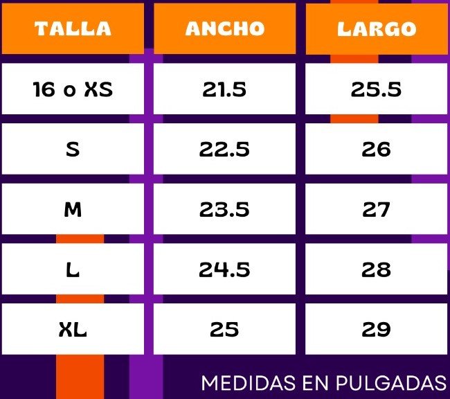 Tabla de Tallas Suéter 2026